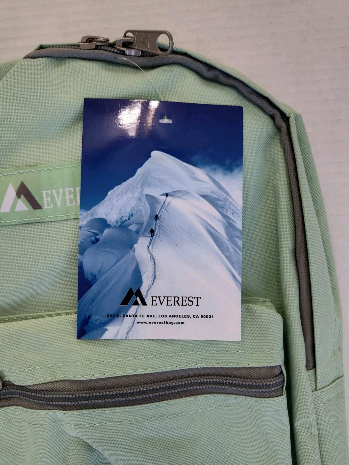 Everest Basic Backpack Jade Green Sports Travel School Work