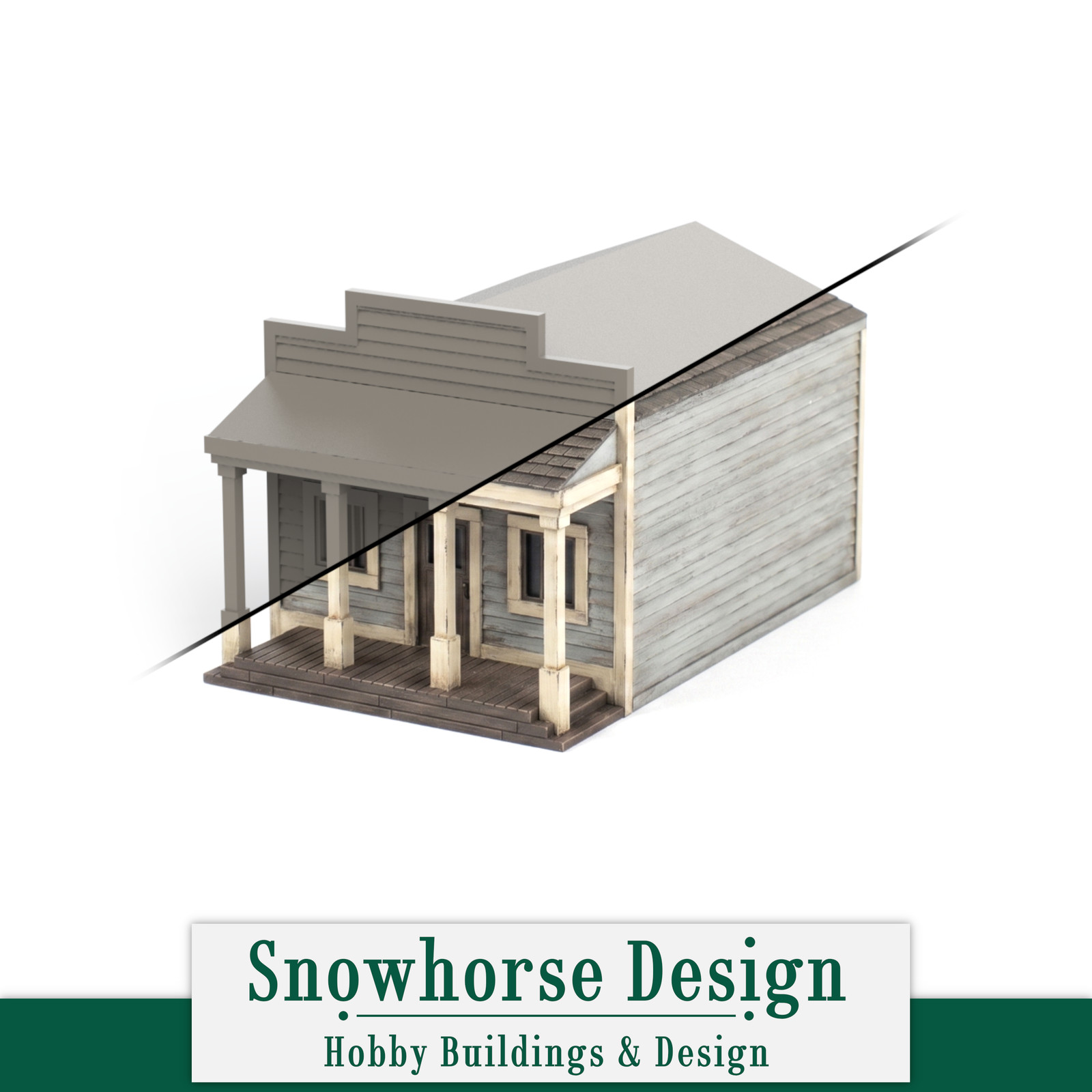Small Jail (Unpainted) | Old West (HO Scale)