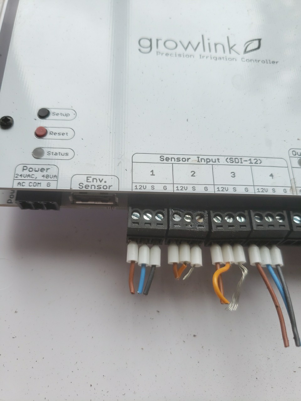 Growlink 24VAC Precision Bluetooth Irrigation Controller - Lot 3, Power Cord