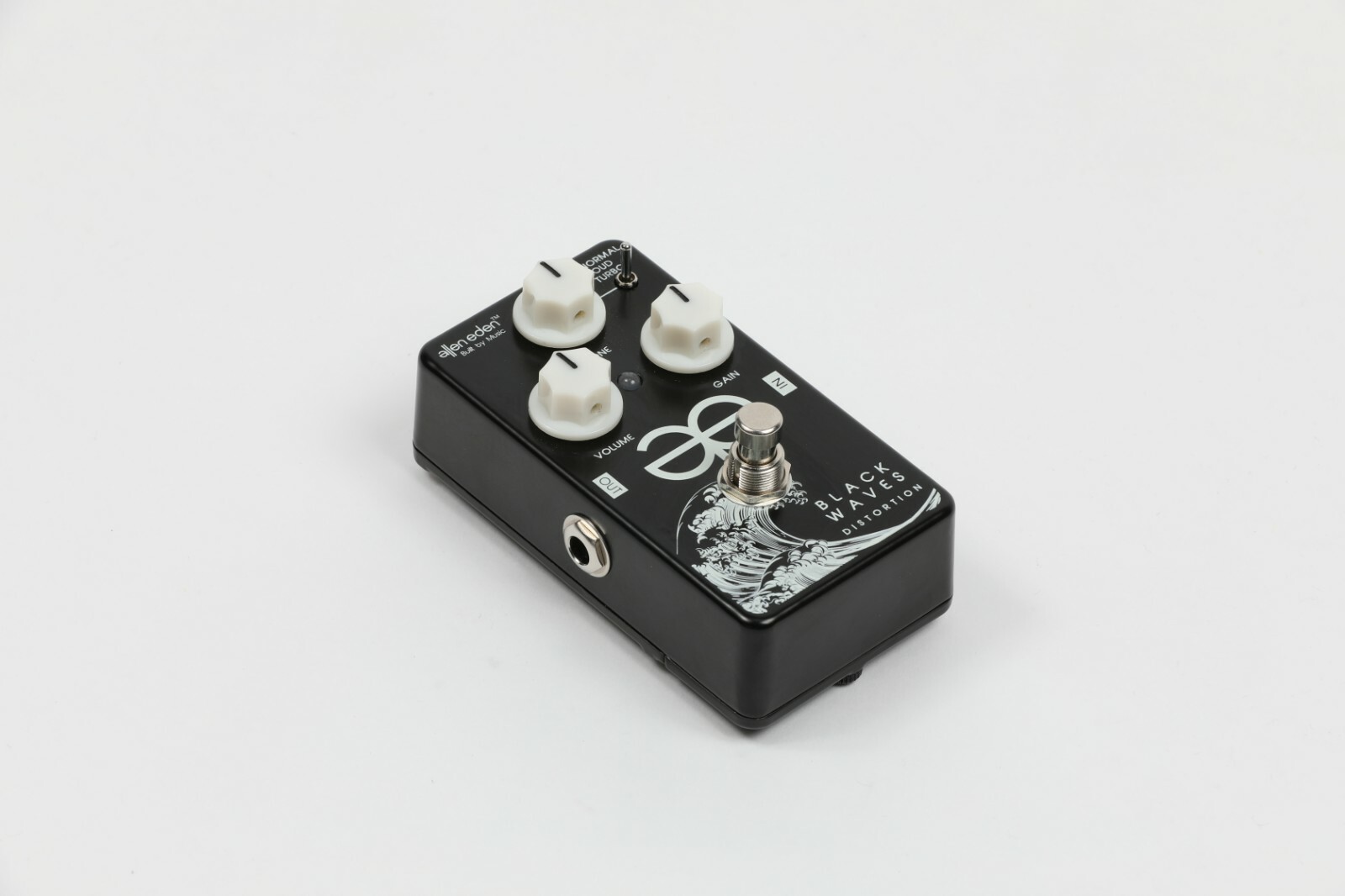 Allen Eden Black Waves Distortion Effects Pedal