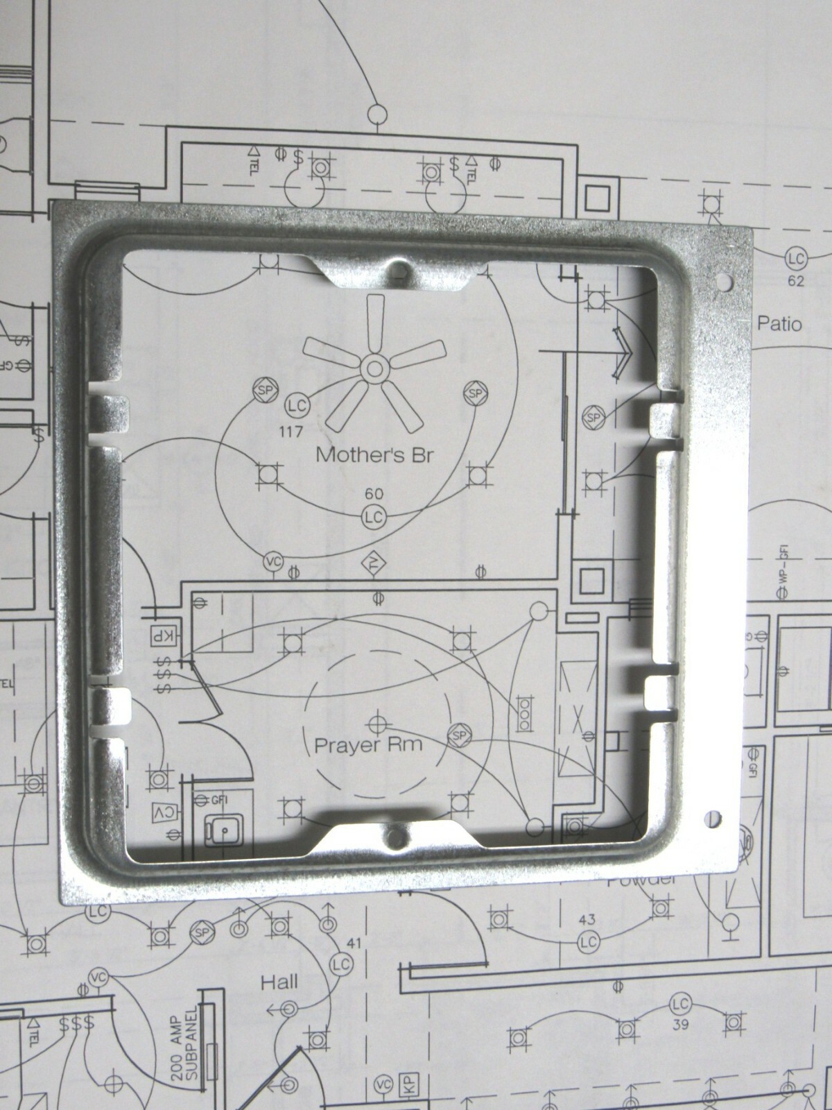 (1) DMC1HR Intercom Rough-in Ring M&S DMC4RS, DMC1RS