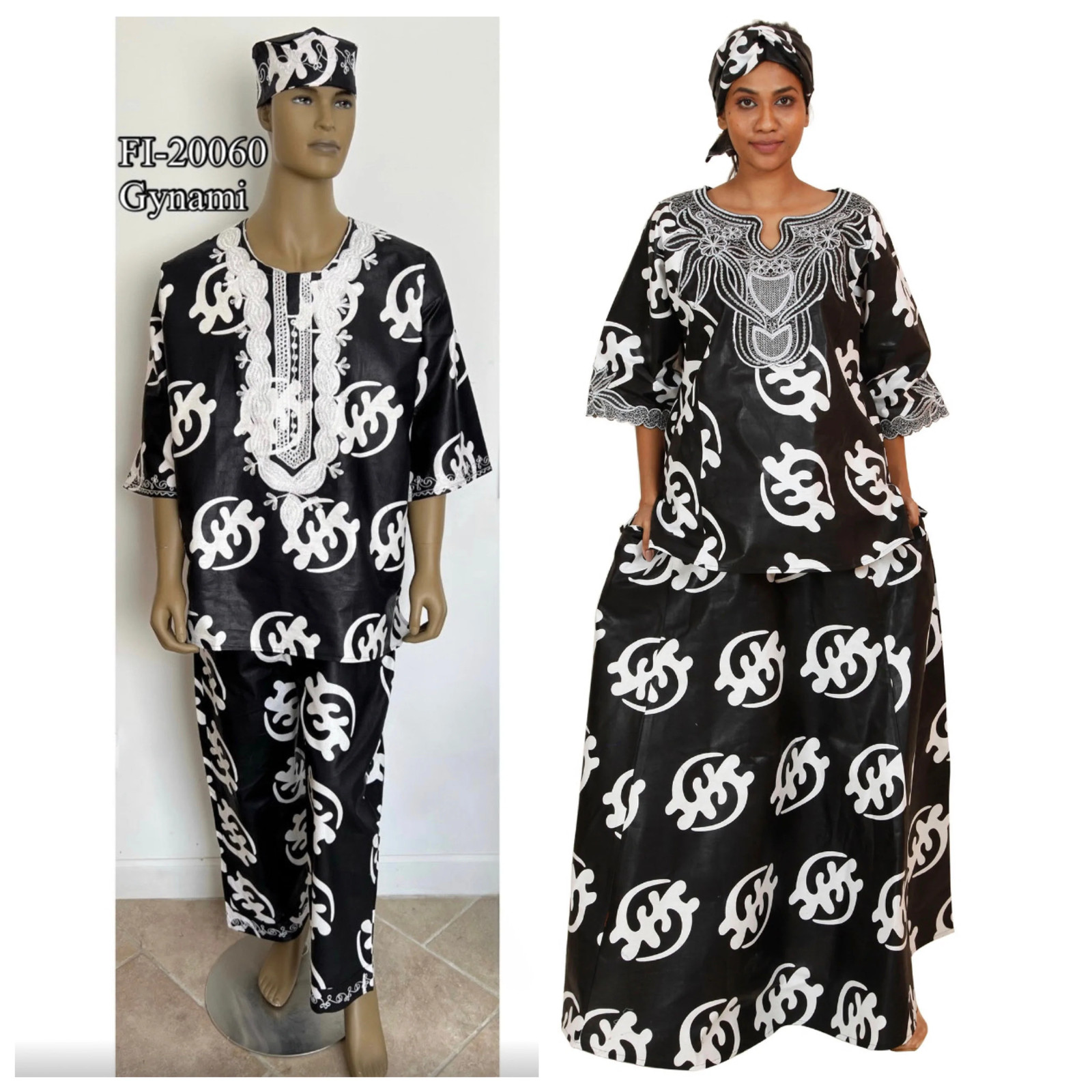 African Men and Women's Family Matching Set -- FI-P20060 FI-4016