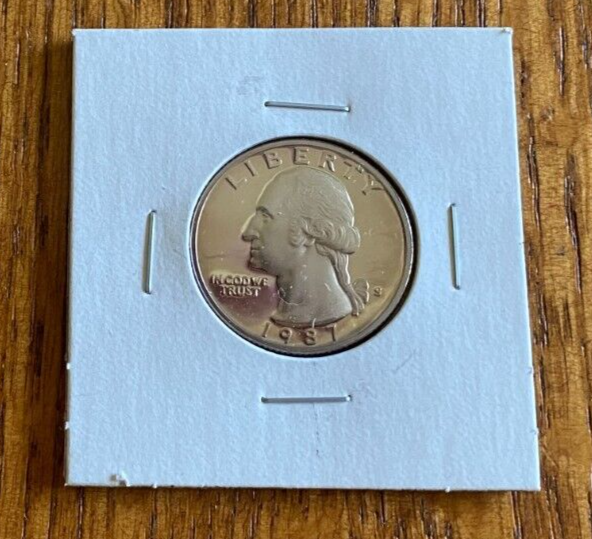 1987 S Washington Quarter