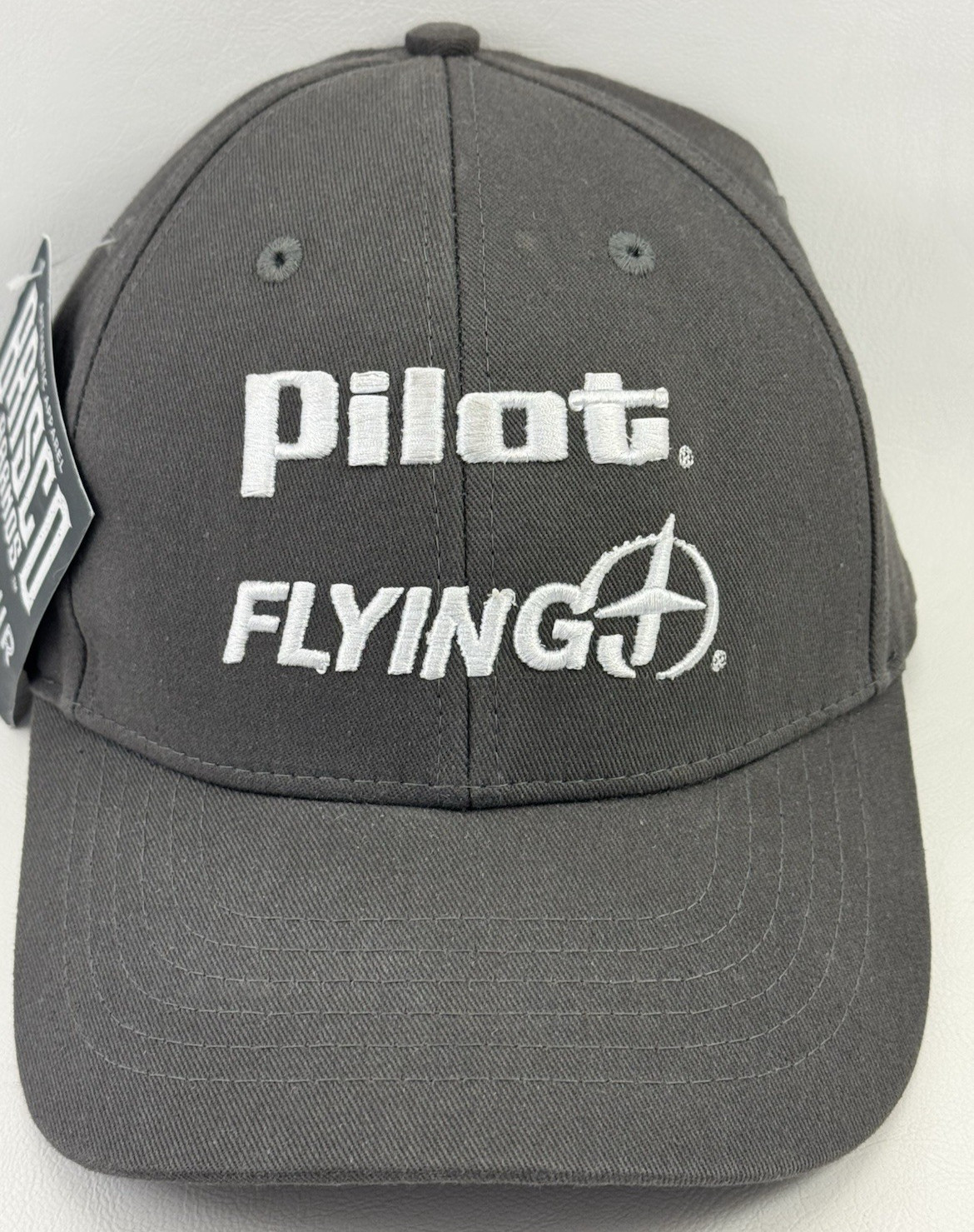 Pilot Flying J Truck Stop GRAY Baseball Hat Cap snap back