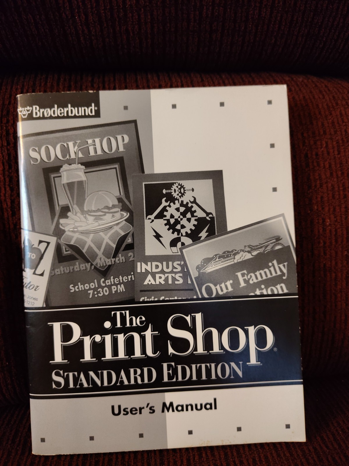 Broderbund The Print Shop Standard Edition User's Manual 1997 2232810-067