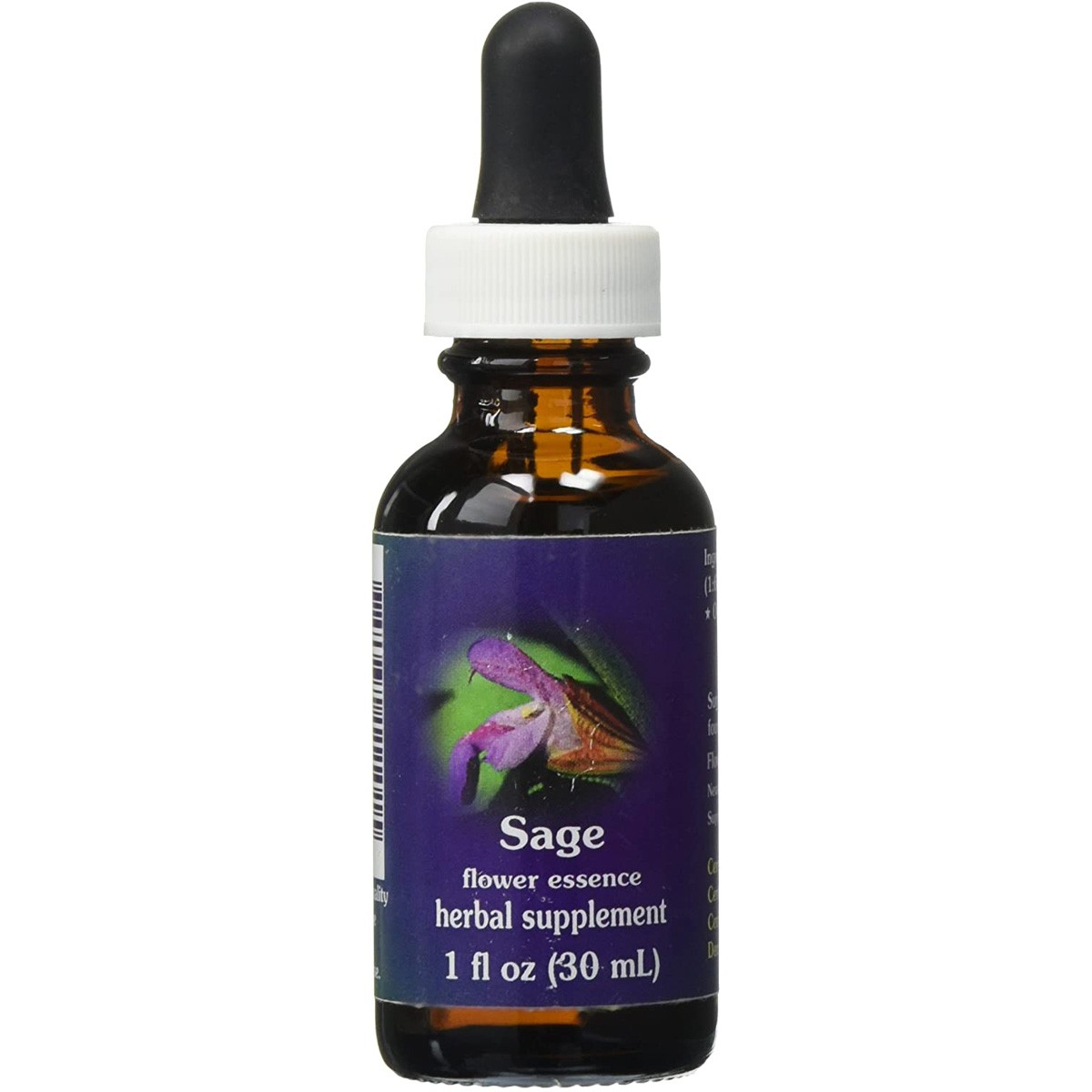 Flower Essence Services Sage Herbal Supplement Dropper 1 Fl Oz
