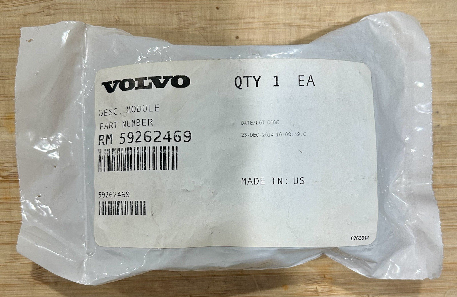 NEW OEM VOLVO RM59262469 59262469 12VDC Time Delay Control Module
