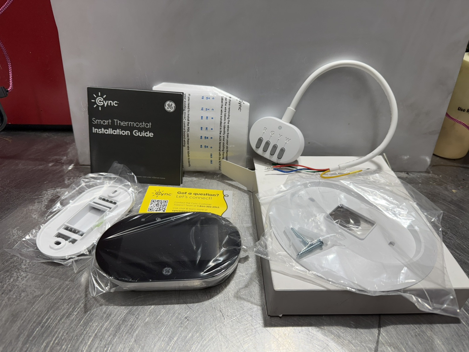 Cync by GE Smart Programmable Touchscreen Wi-Fi Thermostat New Open Box