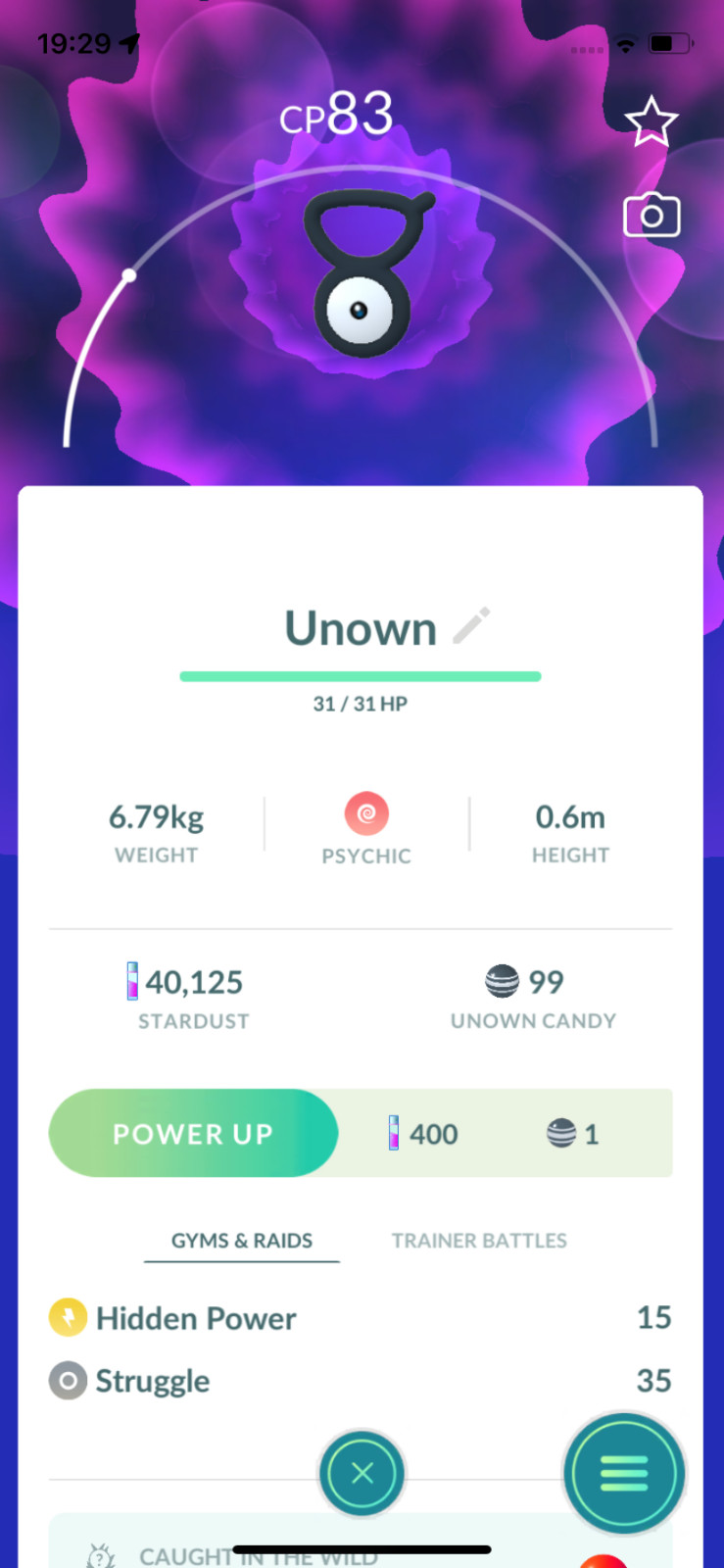 Pokemon - #201 Unown V !! Same Day Shippment or Next Day Guaranteed ! Go