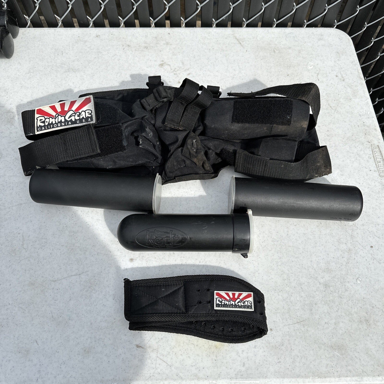 RONIN GEAR Paintball Gun Harness Pack & 3 Pods Neck Guard Included 1 Redz Pod!