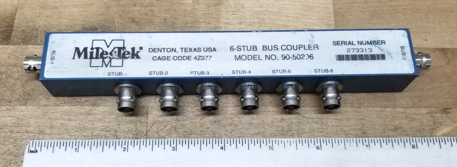 MilesTek 6-Stub Bus Coupler 90-50206 (READ)