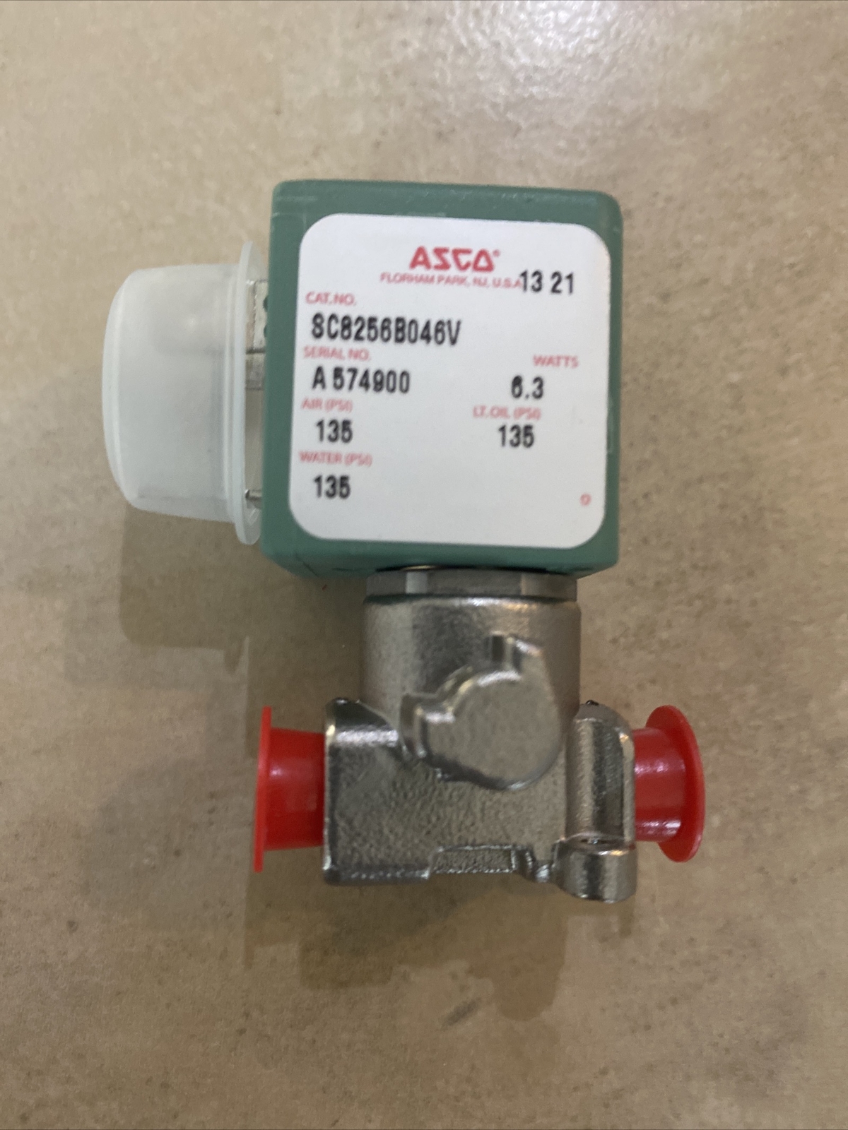 2-WAY SOLENOID VALVE, 1/8 IN, STAINLESS STEEL by STERIS Corp. OEM #: P129353556