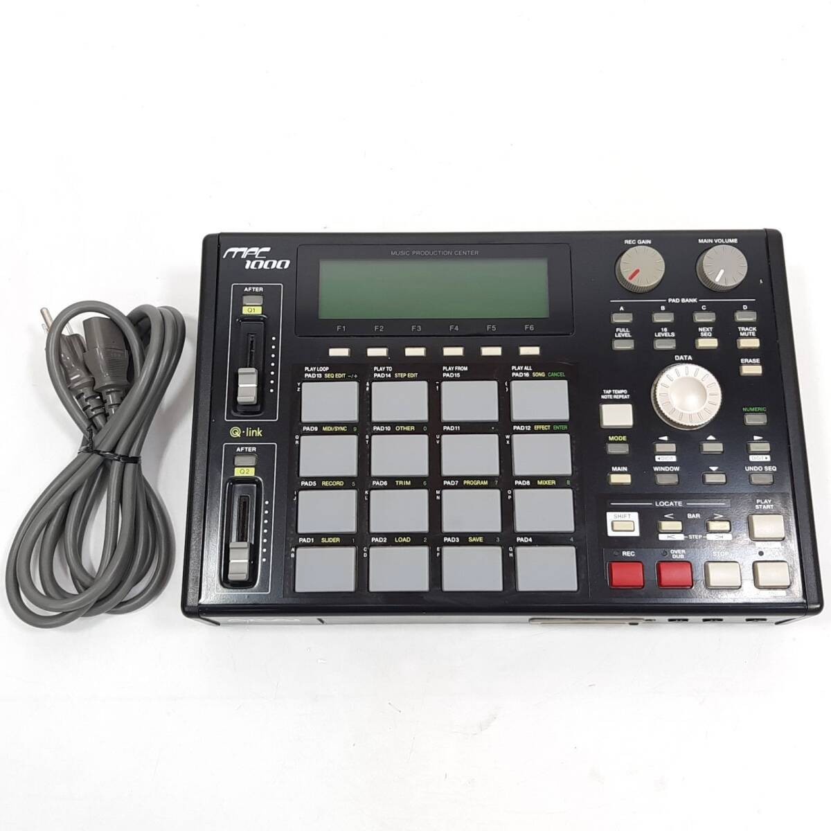 EX+++ AKAI professional MPC 1000 Black MPC Sampler console only Working Confirm