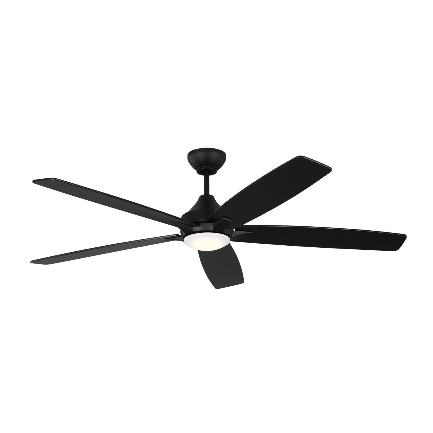 Generation Lighting Lowden 60" Damp Location - Black Chrome 1-Light