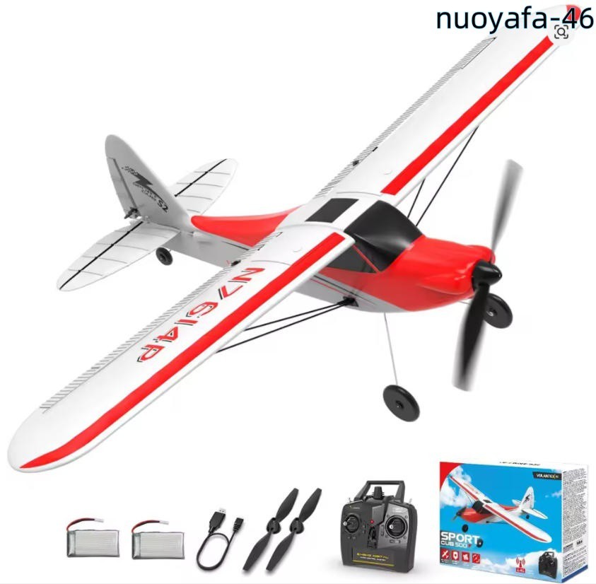 US 2.4G Volantex Sport Cub RC Airplane 4CH Remote 6Axis Gyro Stunt RTF Aerobatic