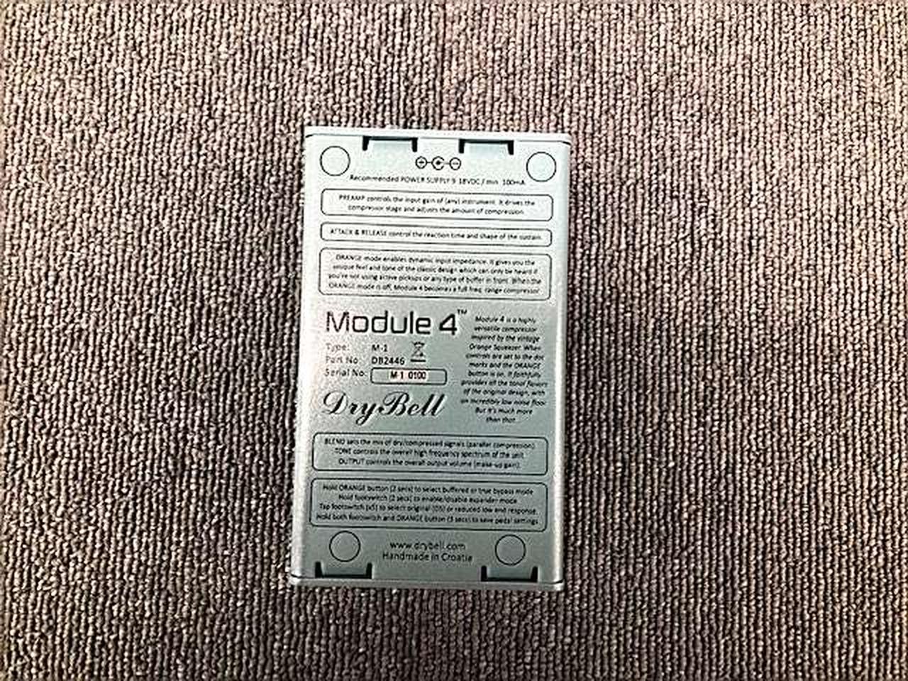 DRY BELL Module 4 Dual Voice Compressor Pedal Used