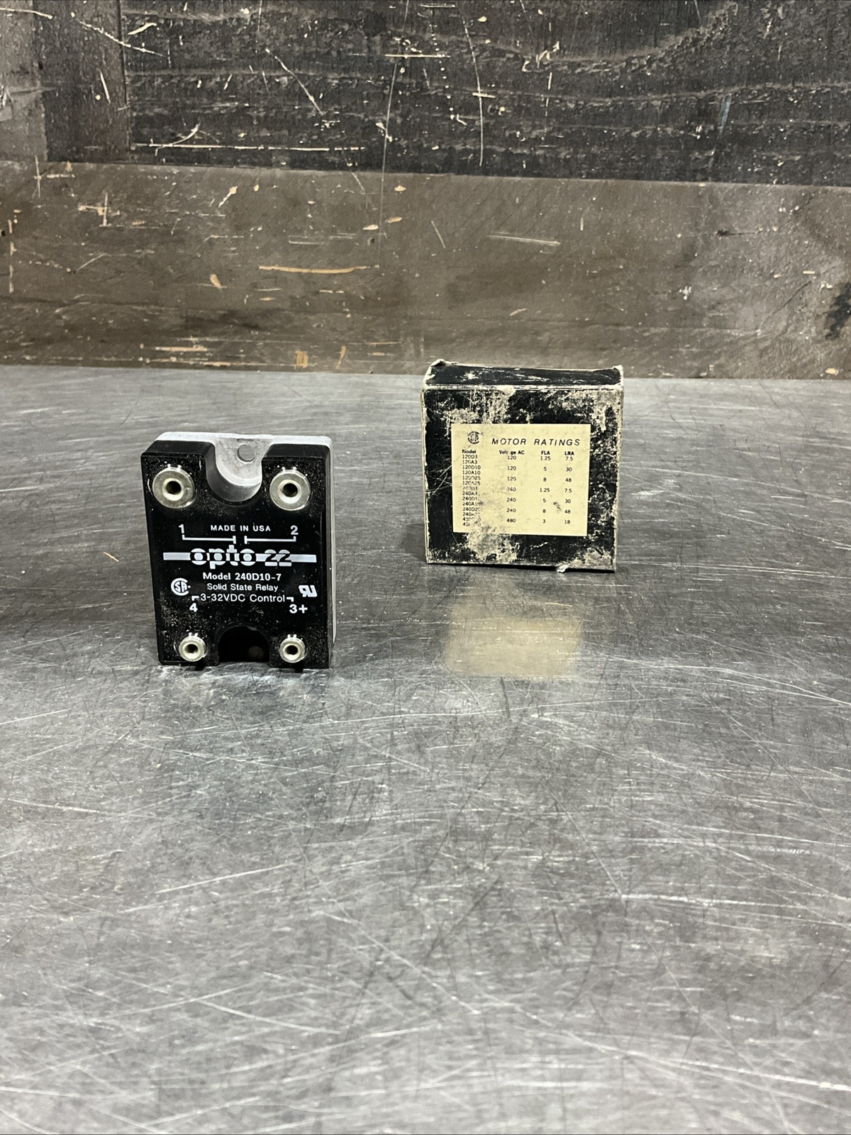 Opto 22 240D10-7 Solid State Relay NOS