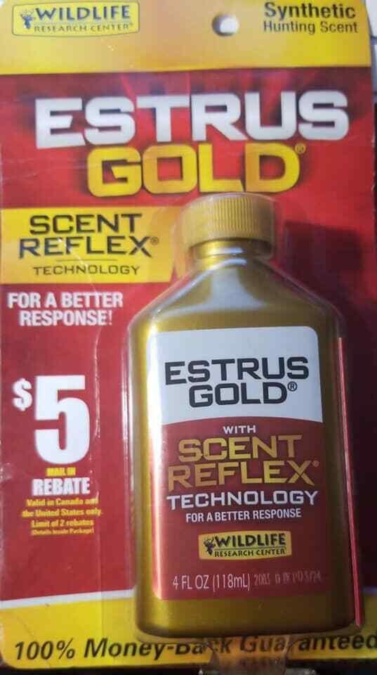 Wildlife Estrus Gold Synthetic Attractor Reflex Scent 4 Fl Oz Bottle 44064