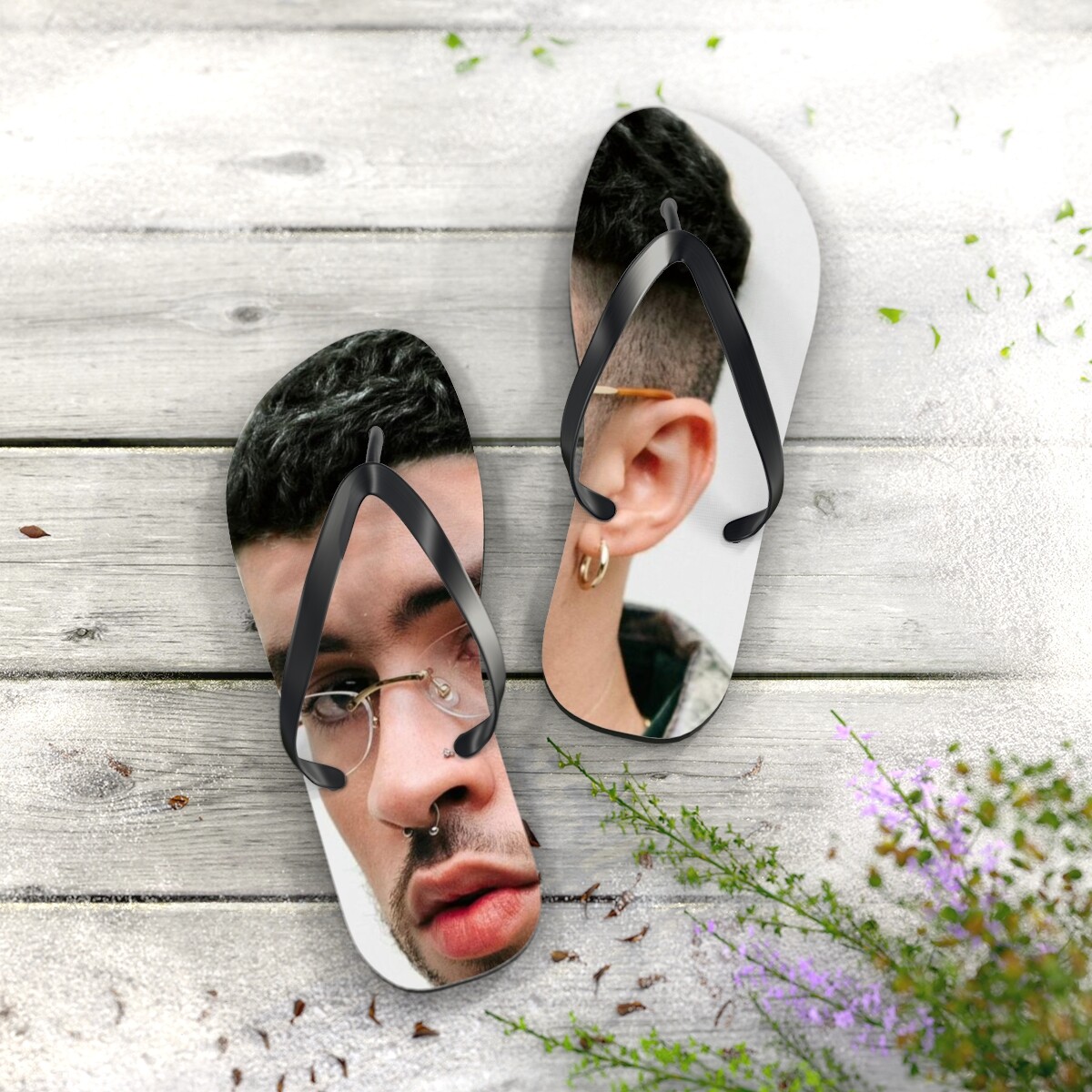 Bad bunny Flip Flops