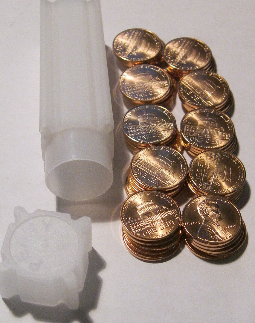 2009 P Lincoln Presidency 1c Cent 50 Coin Roll Uncirculated Satin Finish SMS