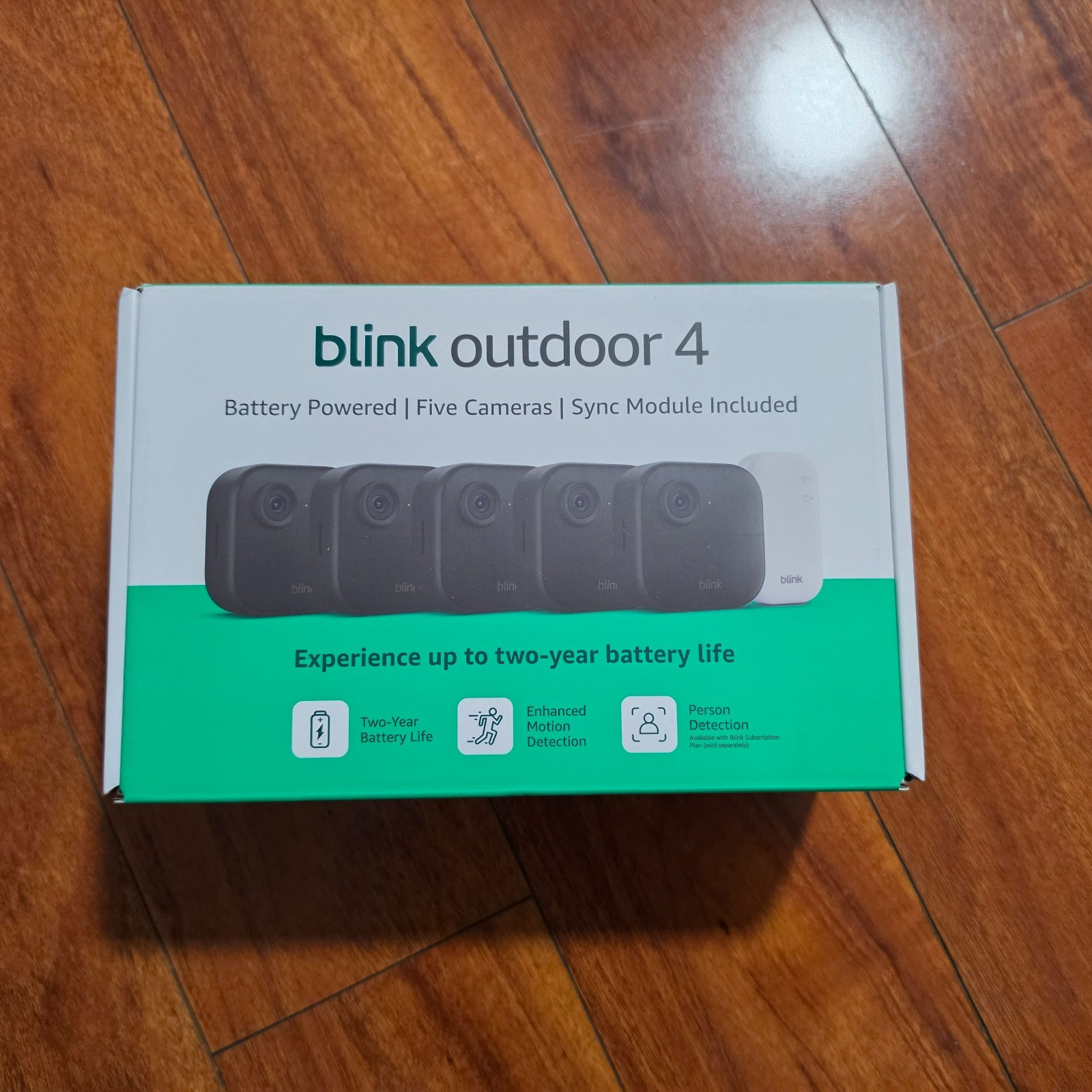 Blink Outdoor 4 (4th Gen) Battery Powered System w/ Sync module 5 camera System