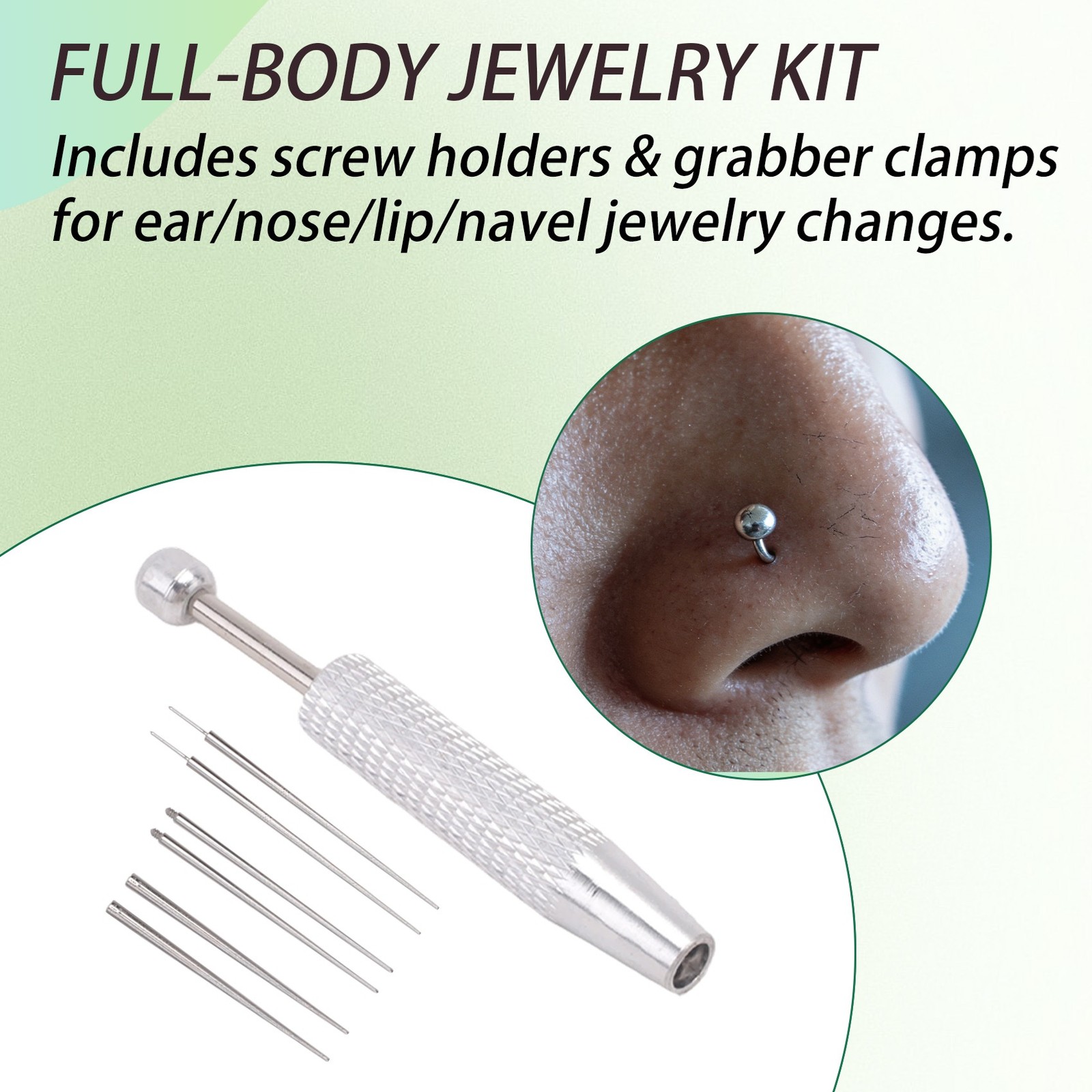 Piercing Kit Piercing Taper Ear Piercing Kit V3K33486