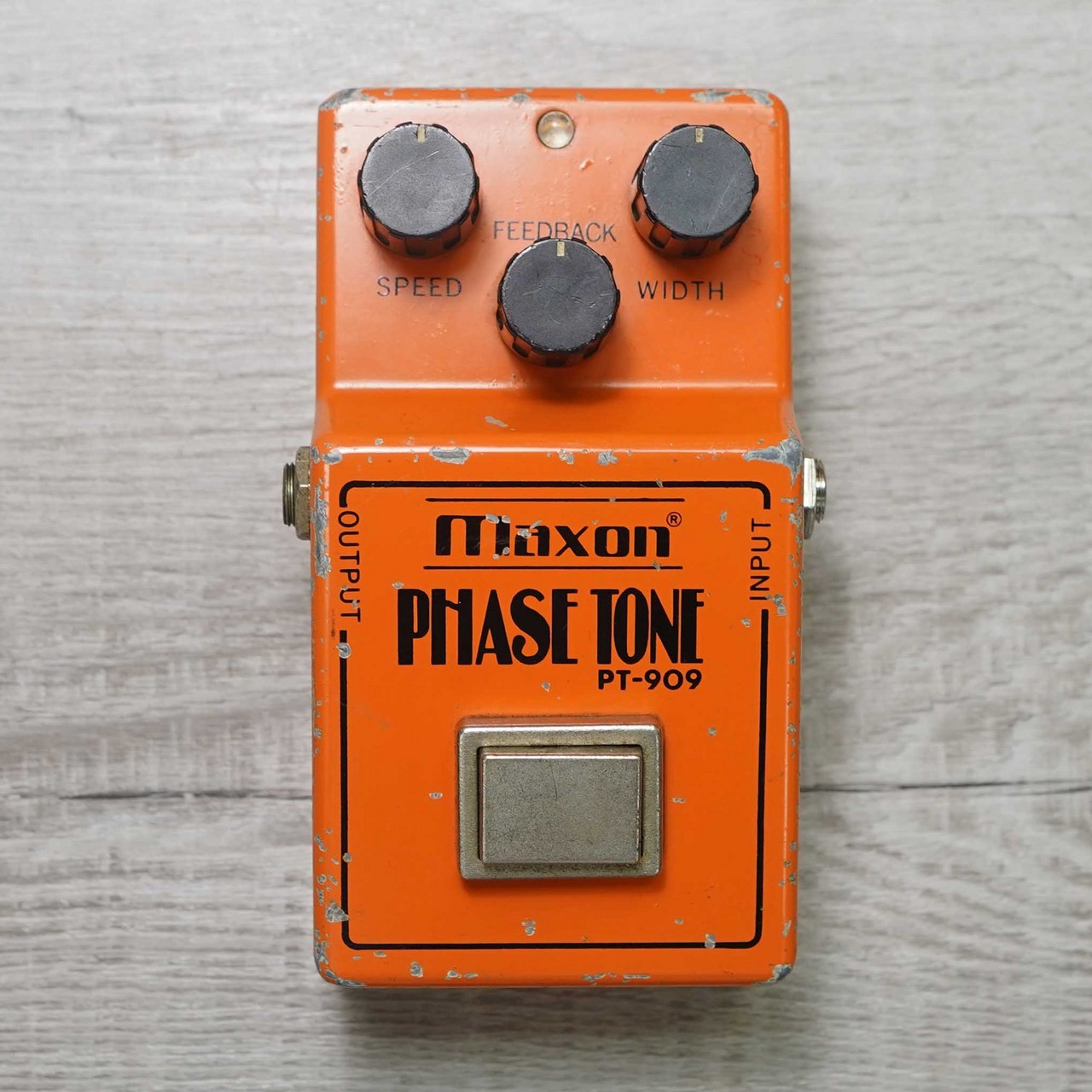 Maxon PT-909 PHASE TONE Phaser Pedal 9163 Tested & Works