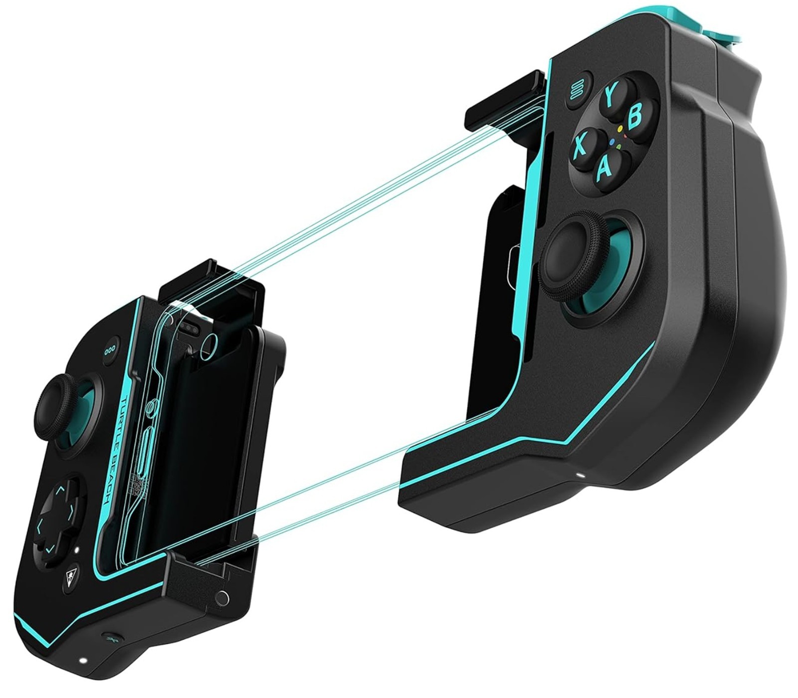 Turtle Beach Atom Mobile Gaming Controller Bluetooth Android Cloud – Black/Teal