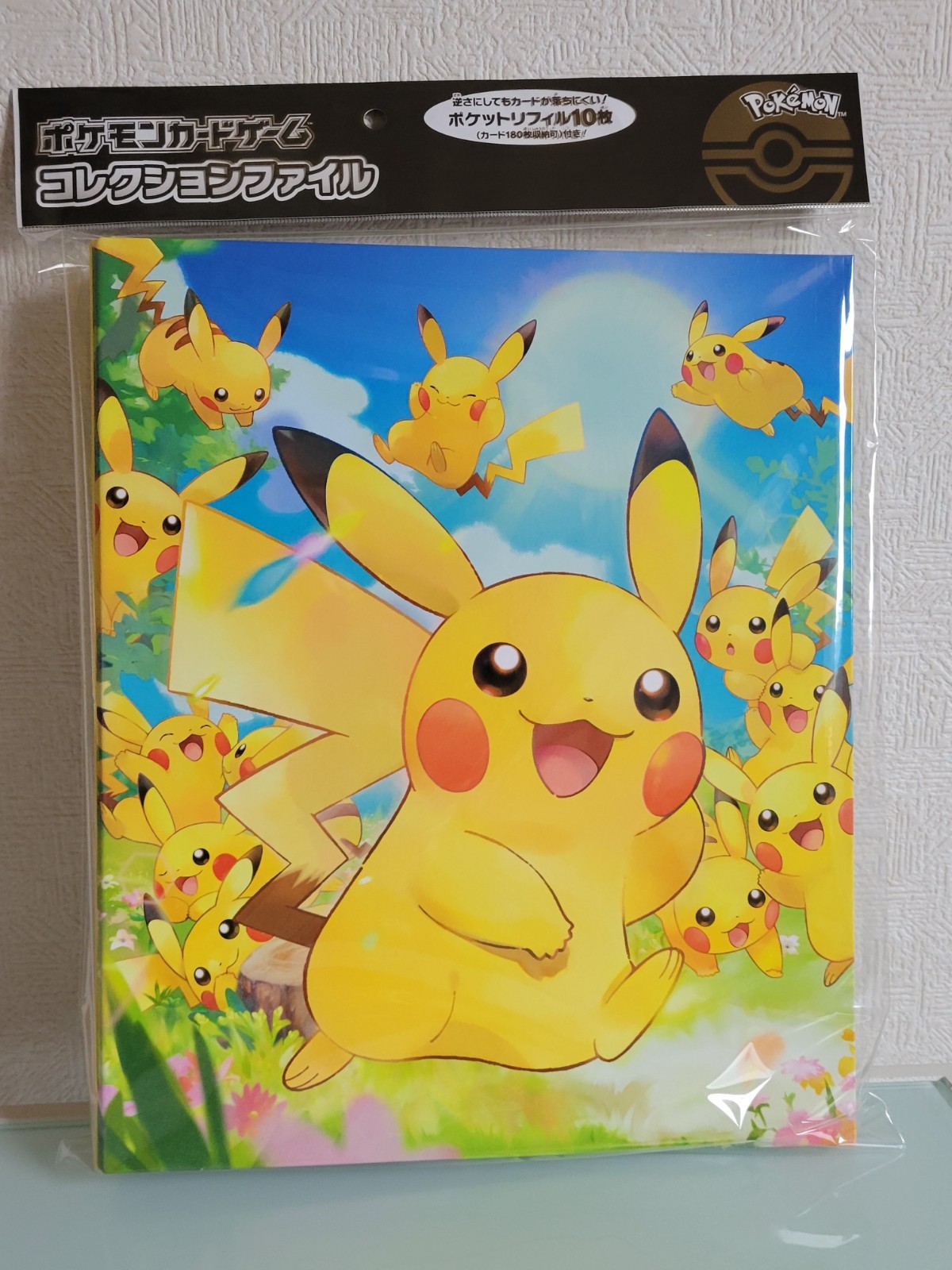 Pokemon Card Game Collection File Pikachu 10 Pocket Binder Japan New
