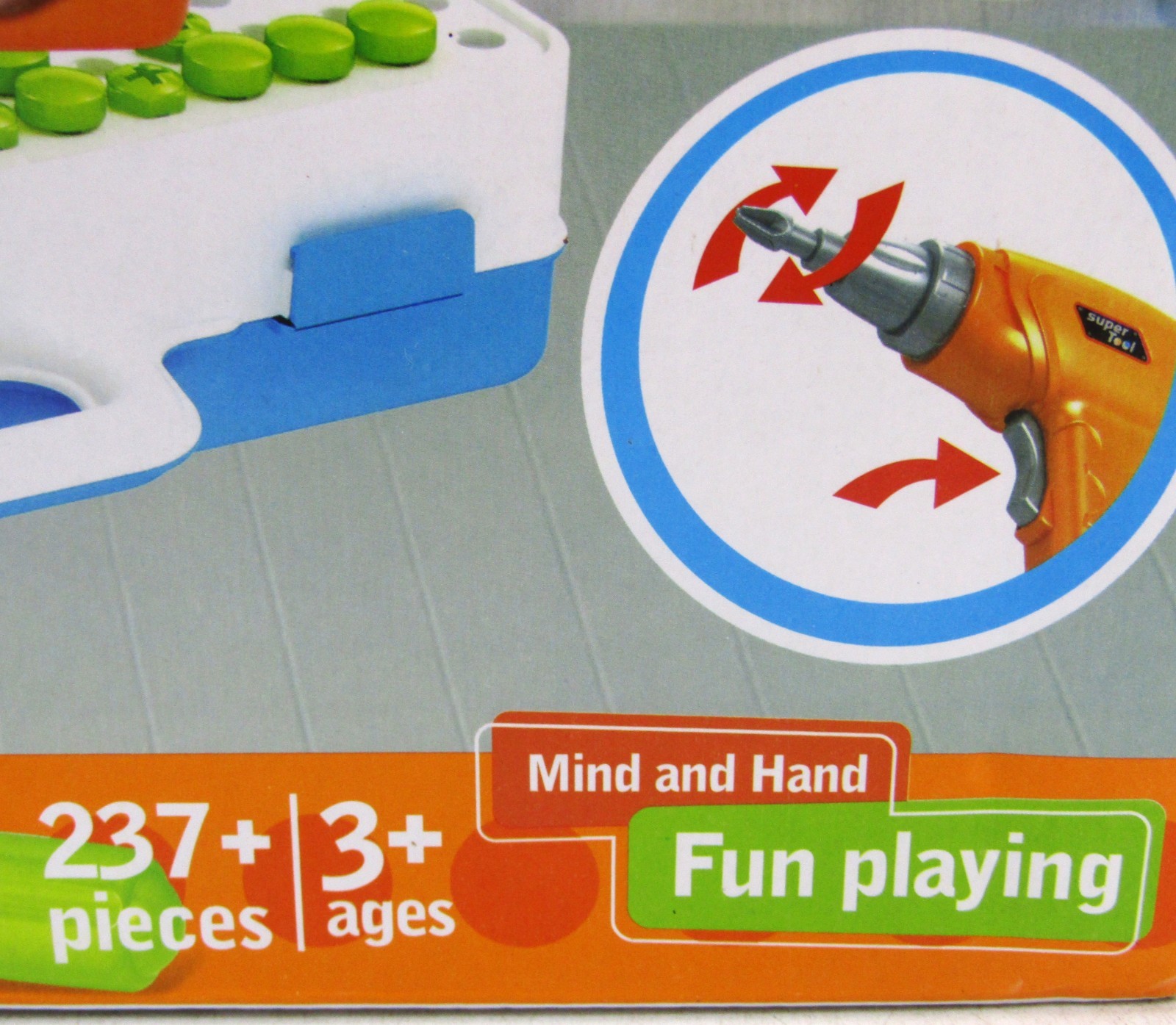 HAP Time Creative Mosaic #608 4-In1 Educational Build & Design Kit With Drill