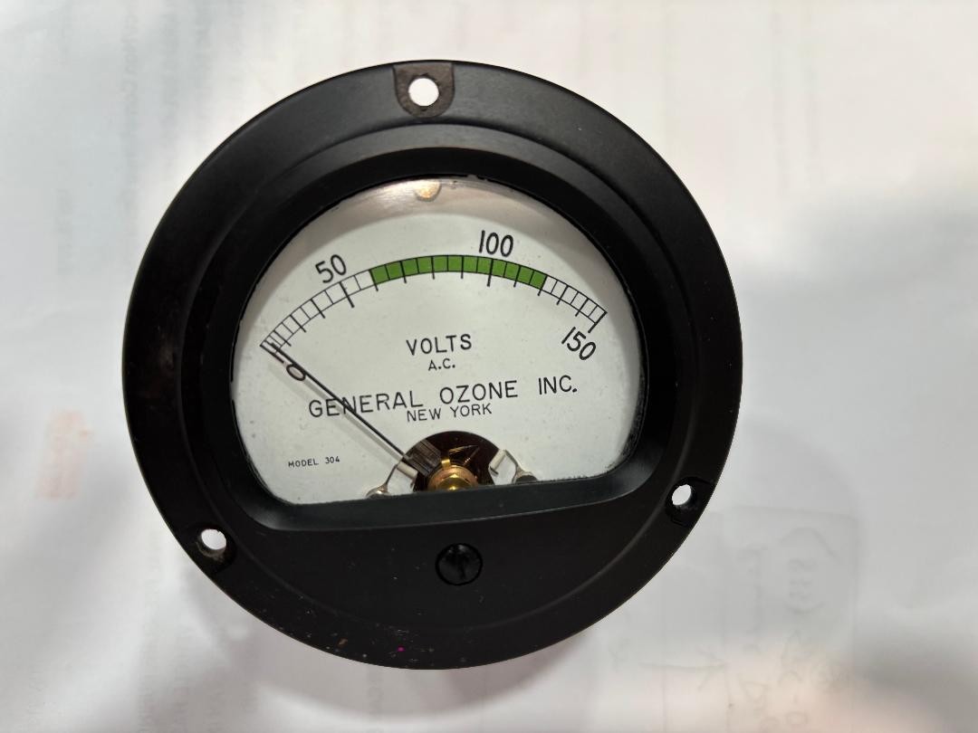 Analog Voltmeter 0-150 VAC only  (not for batteries--AC ONLY) for PANEL MOUNT