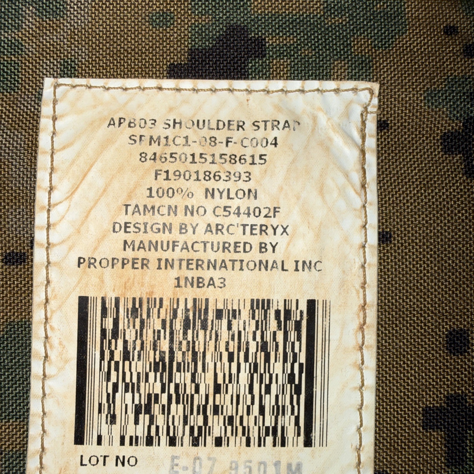 USMC Ilbe Marpat Shoulder Strap Assembly for Main Pack