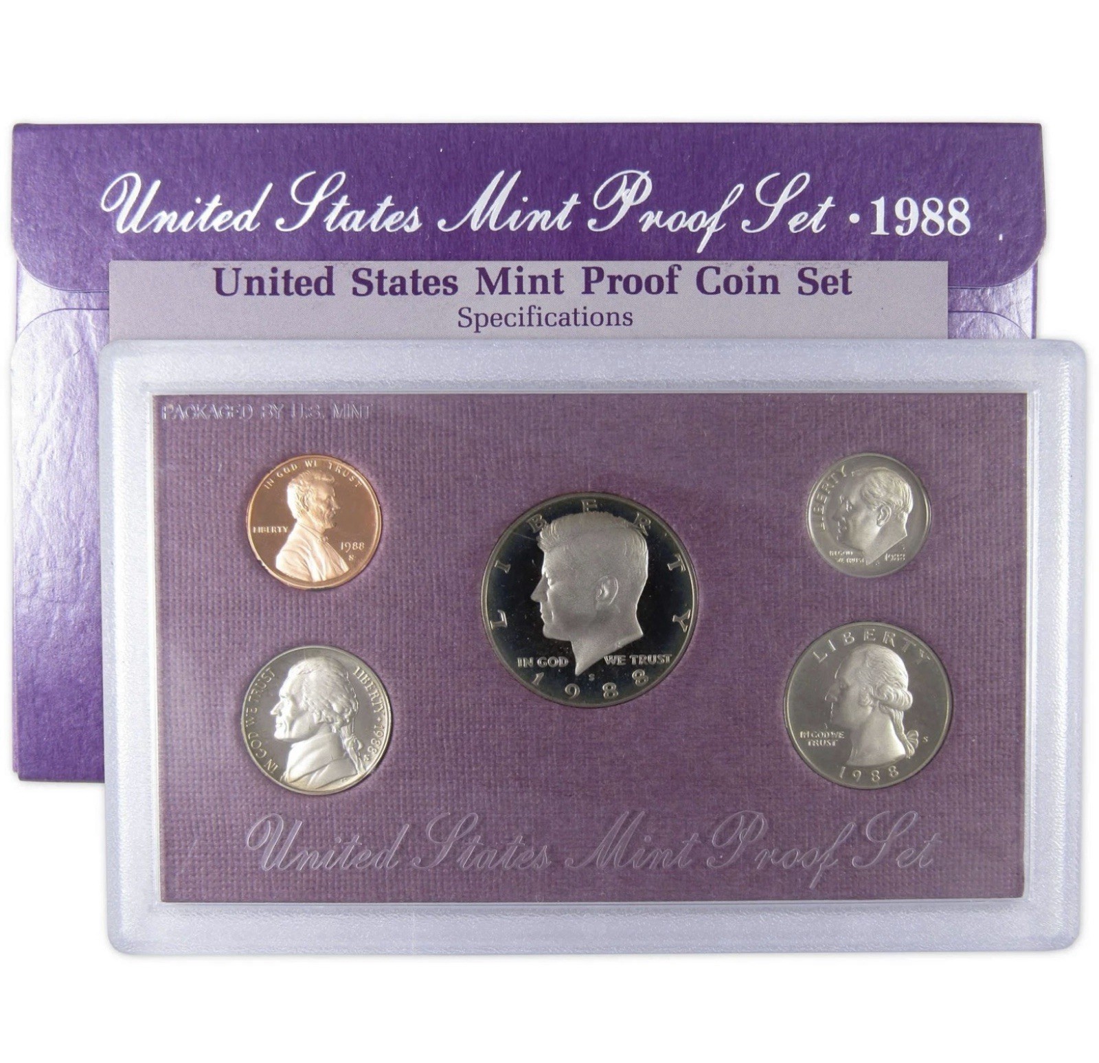1988 Clad Proof Set U.S. Mint Original Government Packaging OGP