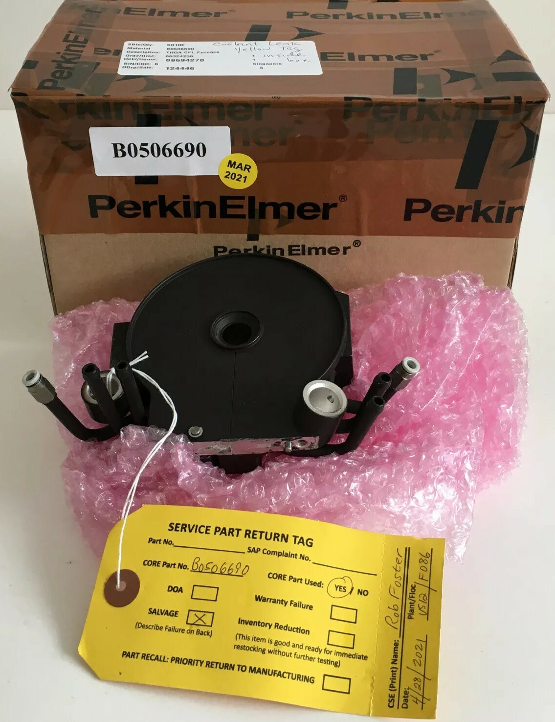 *PARTS/ REPAIR* Perkin Elmer B0506690 THGA CFL Furnace + *Warranty*