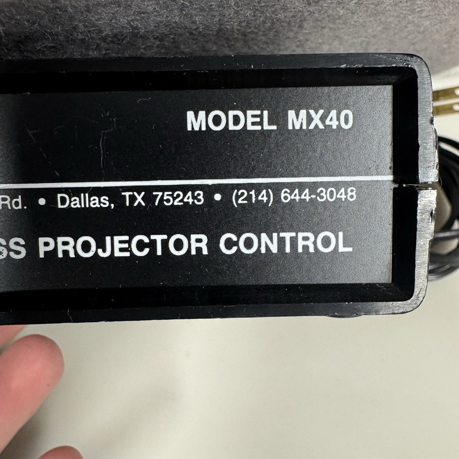 AMX MX40A Wireless Projector Control - UNTESTED