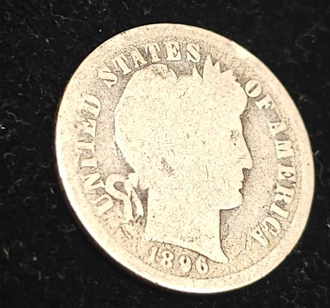 1896-o Barber Dime /. scarce date