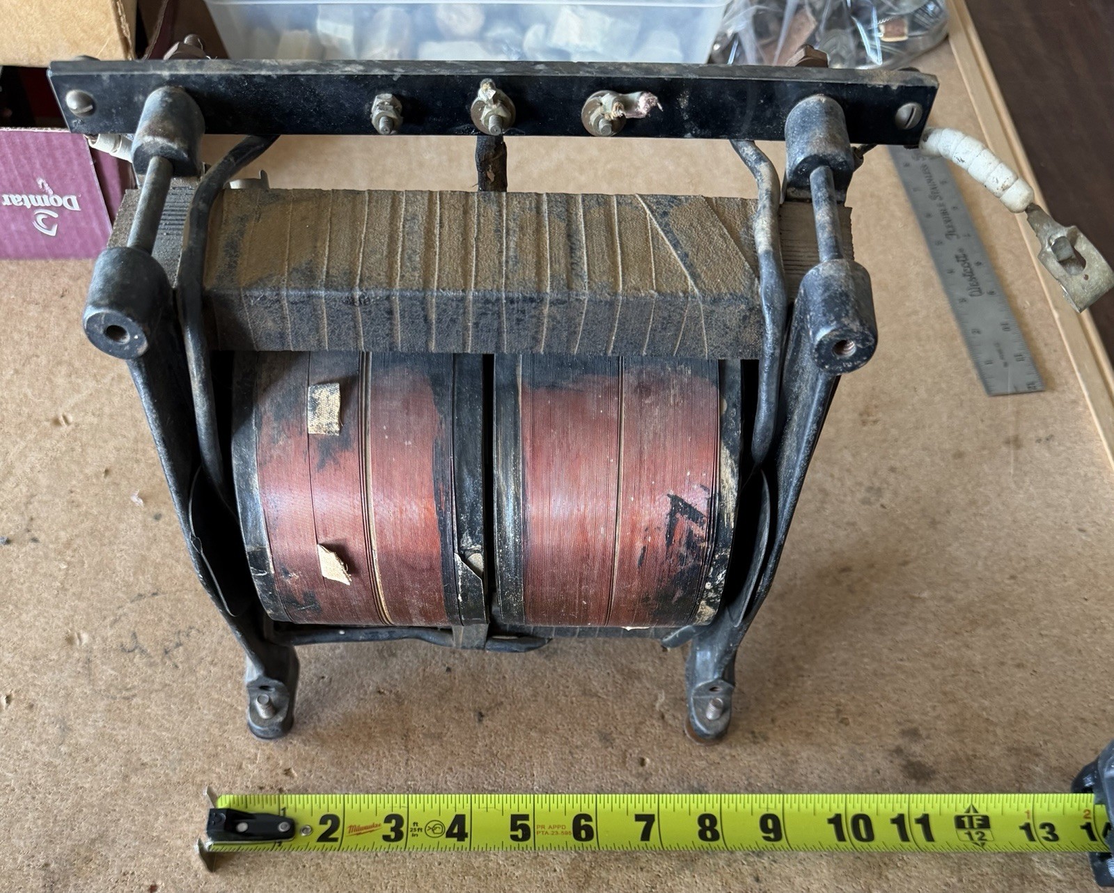 Antique 1920’s Thordarson (?) Large Open-Frame Transformer for display