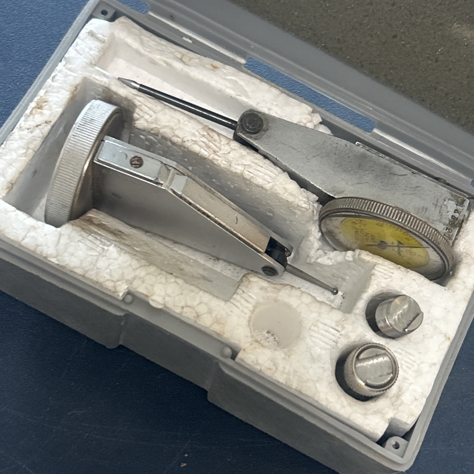 Mitutoyo 513-252 AND 513-206 Dial Test Indicator Gauge Protective Storage Case