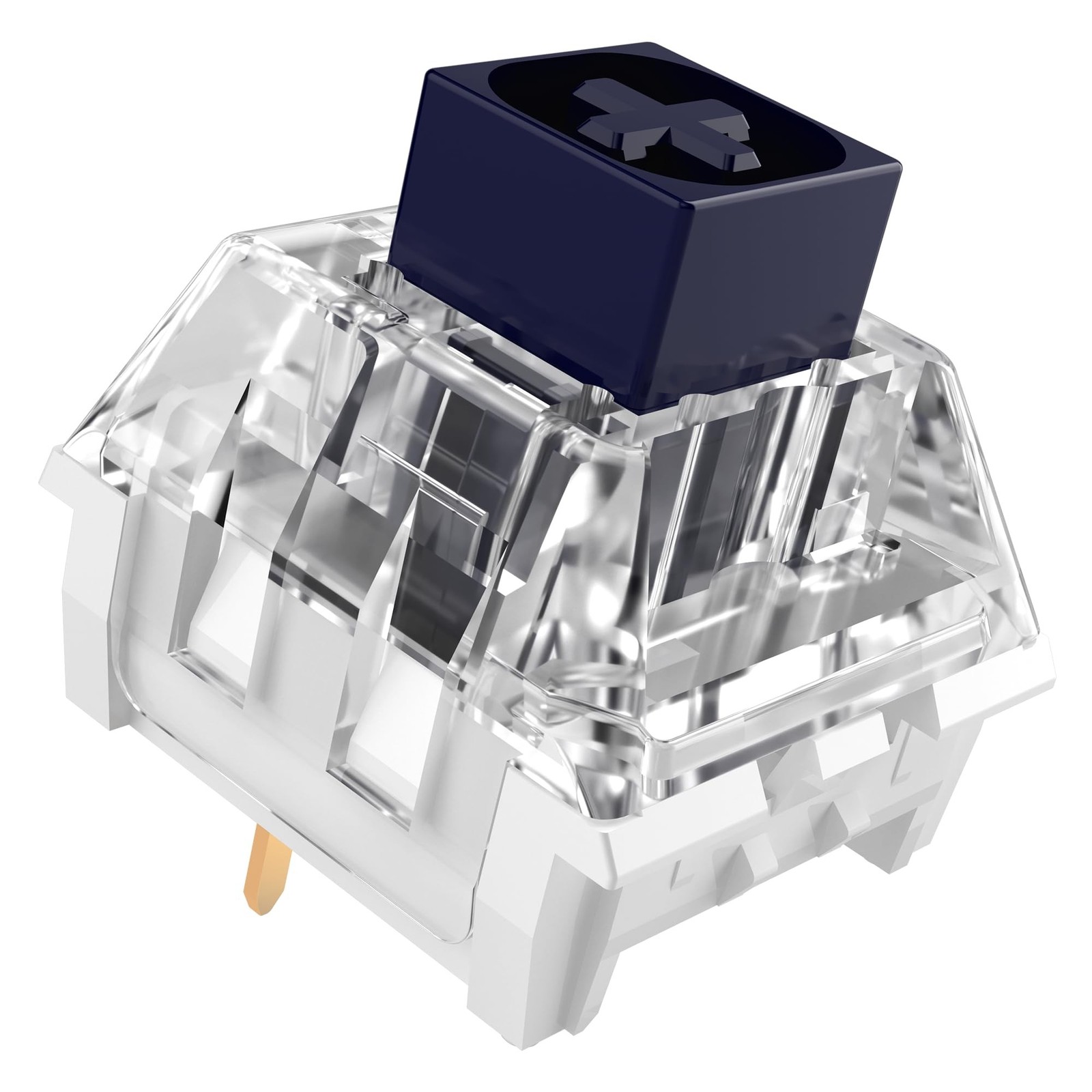 Kailh Box Navy Switches for Mechanical Gaming Keyboard,3-Pin 60gf Clicky/Fact...