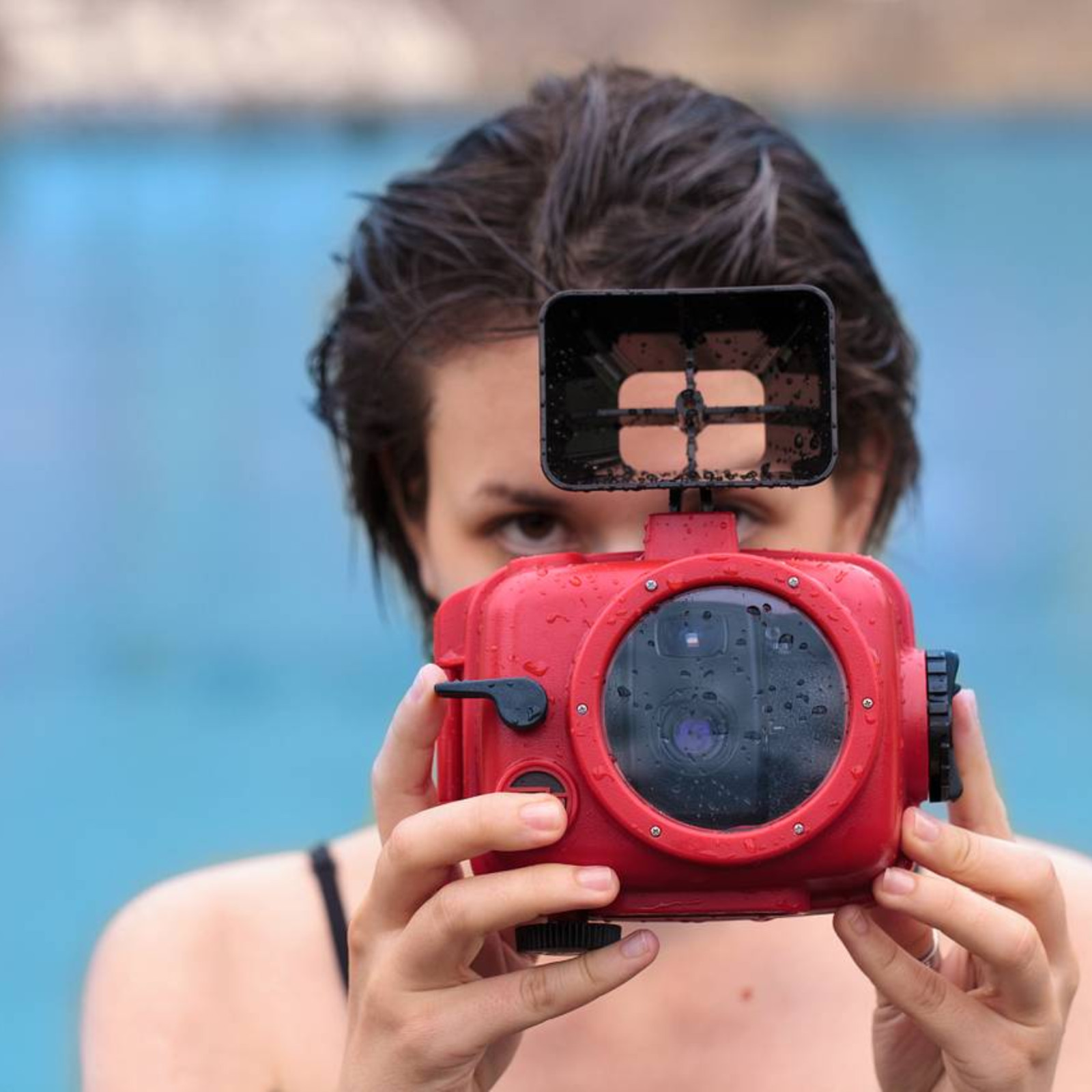 Lomography Lomo LC-A+ Krab Underwater Camera Case Housing Waterproof 65ft SEALED