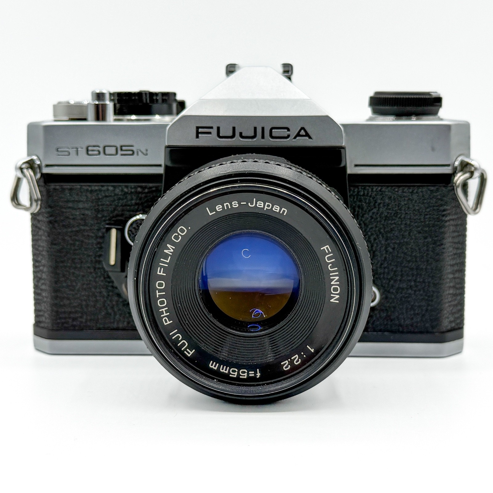 Fujica ST605N 35mm SLR film camera with Fujinon 55mm F2.2 lens