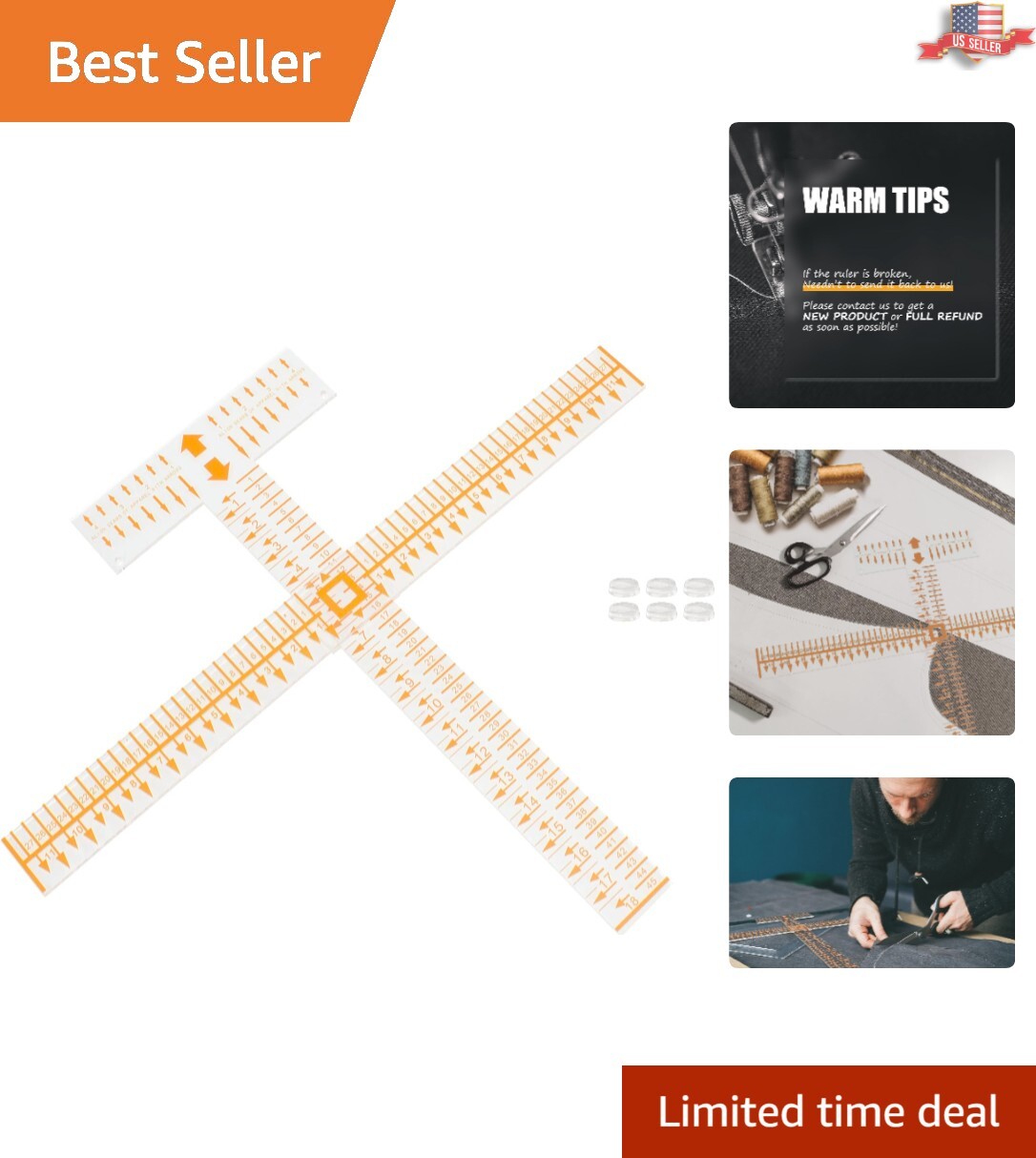 Versatile T-Shirt Alignment Tool for Cricut, Heat Press, and Vinyl Projects