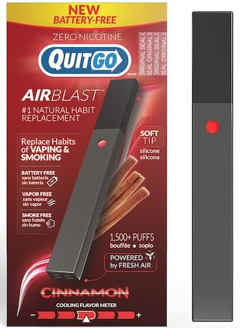 Stop Smoking Smokeless Inhaler with Soft Tip Chewable Mouth Grip for Maximum Rel