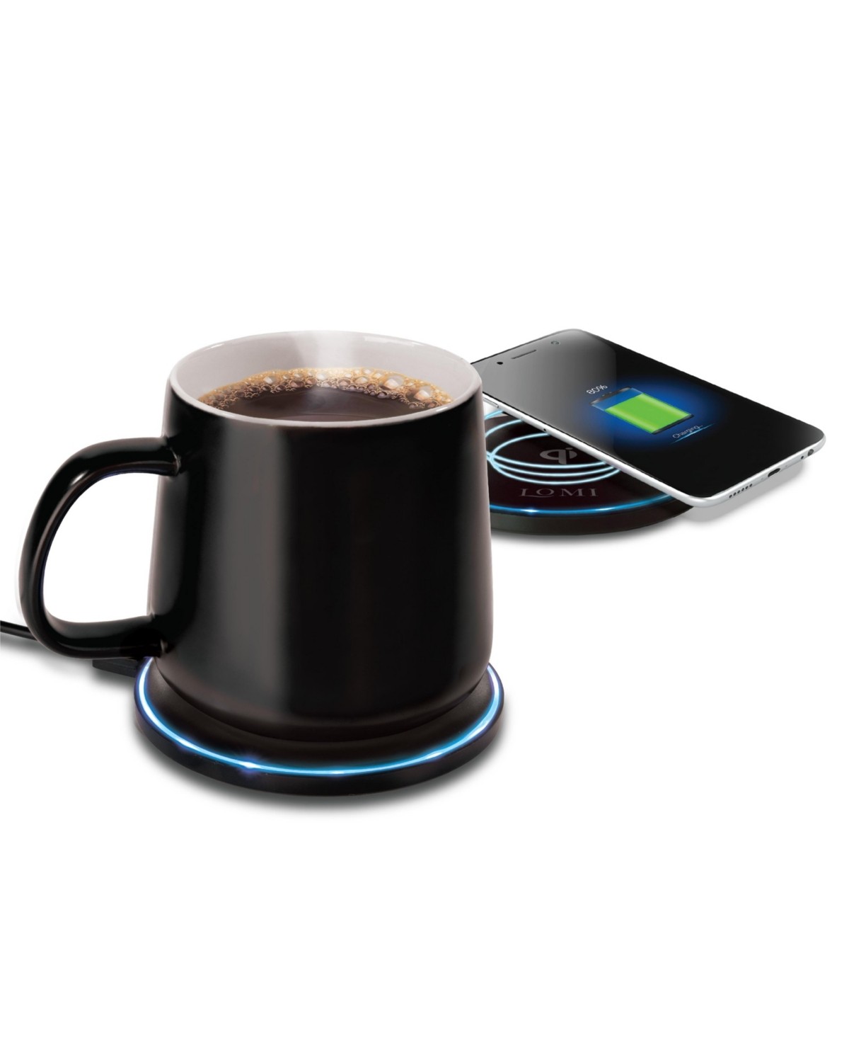 Lomi Heated Mug with Wireless Charger