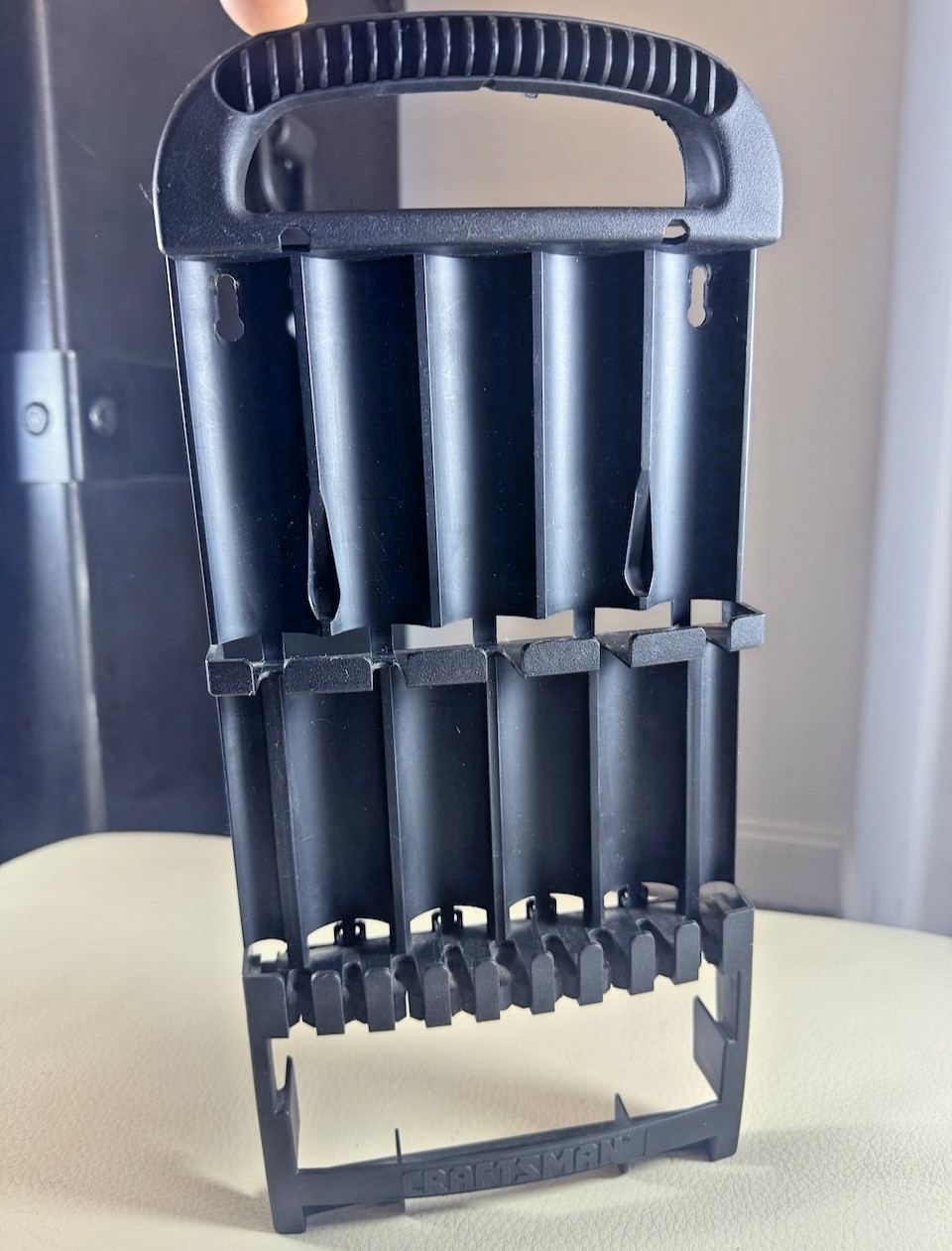 Craftsman 13 Slot Screwdriver Holder Organizer With Carry Handle Black