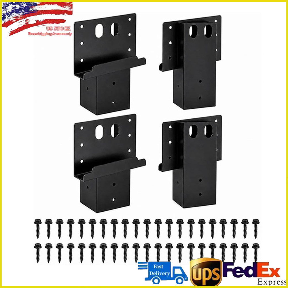 4x4 Compound Angle Brackets for Deer Stand, Hunting Blinds, Outdoor Platforms