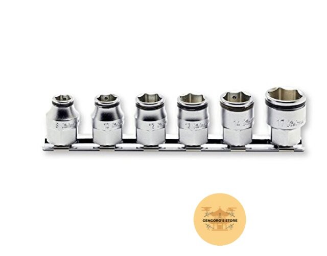 Ko-ken Nut Grip Socket Set with Hex Drive 6pcs RS3450MH/6