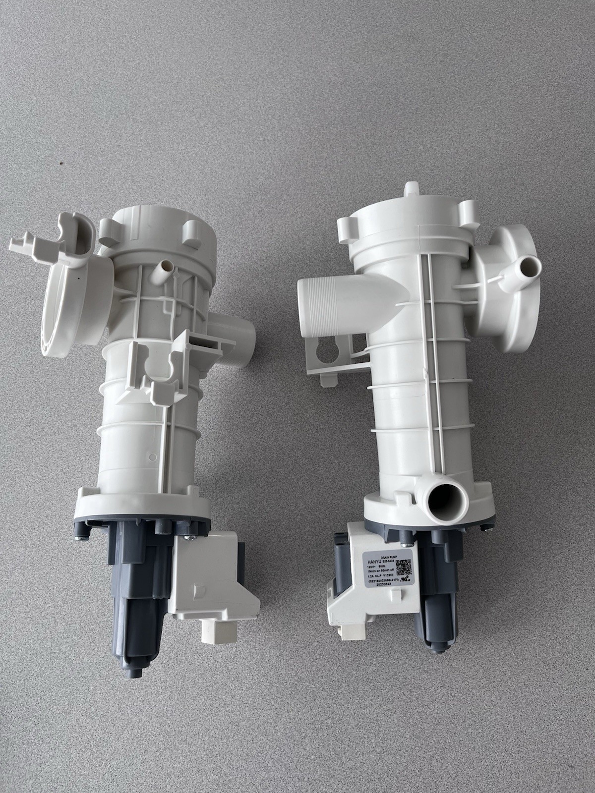 New Crossover/Encore Drain Pumps w/Slightly Damaged Mounting Tabs