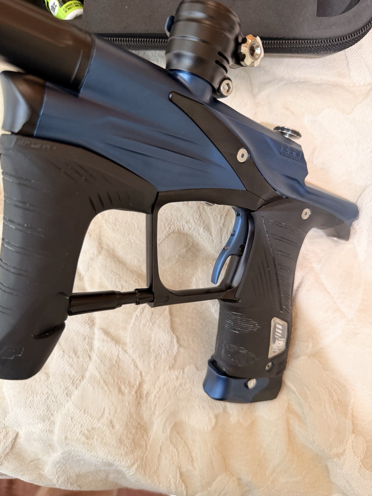 Planet Eclipse LV1 Electronic Paintball Marker Navy Blue/Black w/ case and box