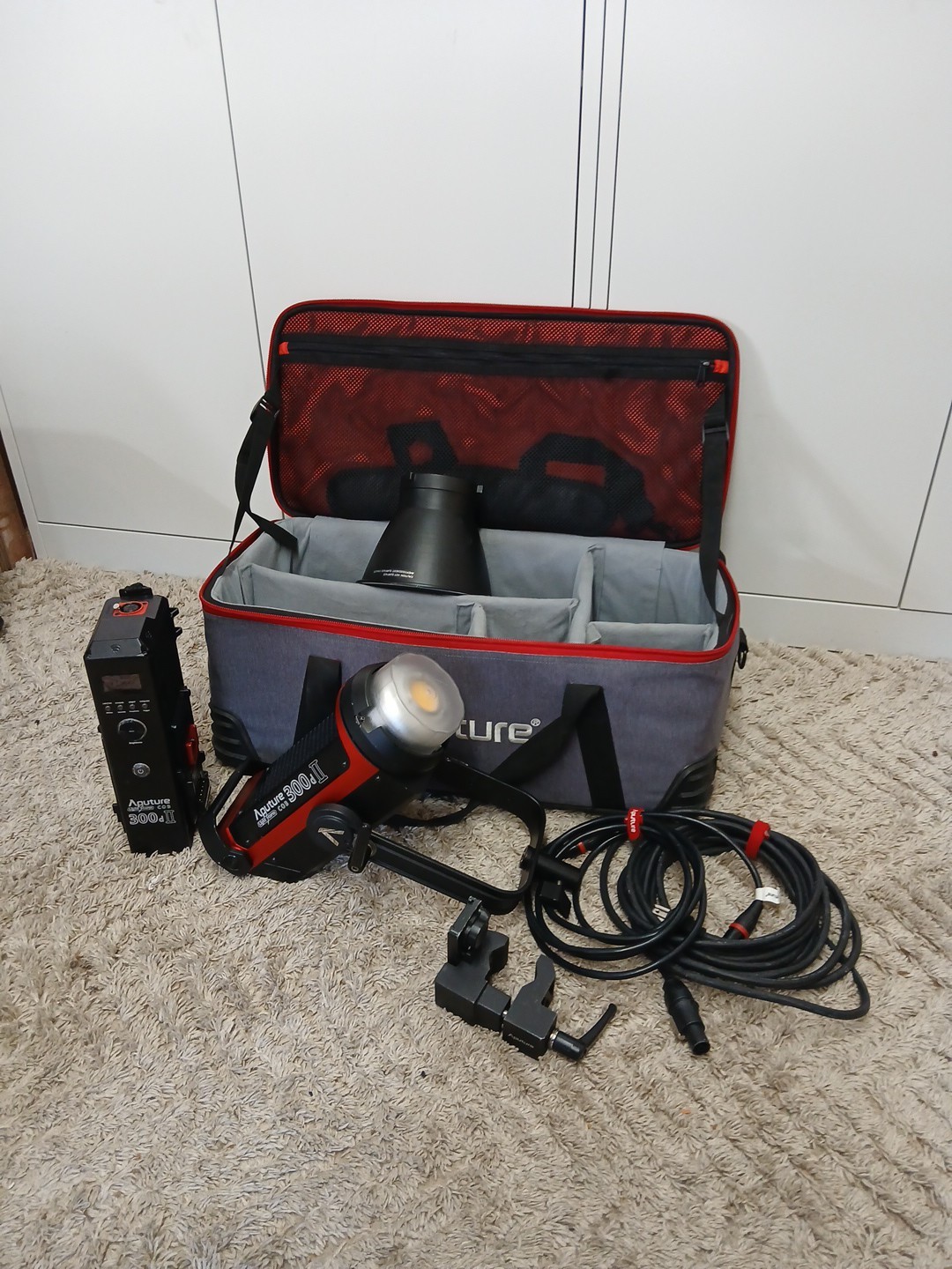 Aputure LS C300D II LED Light Kit with V-Mount Battery Plate